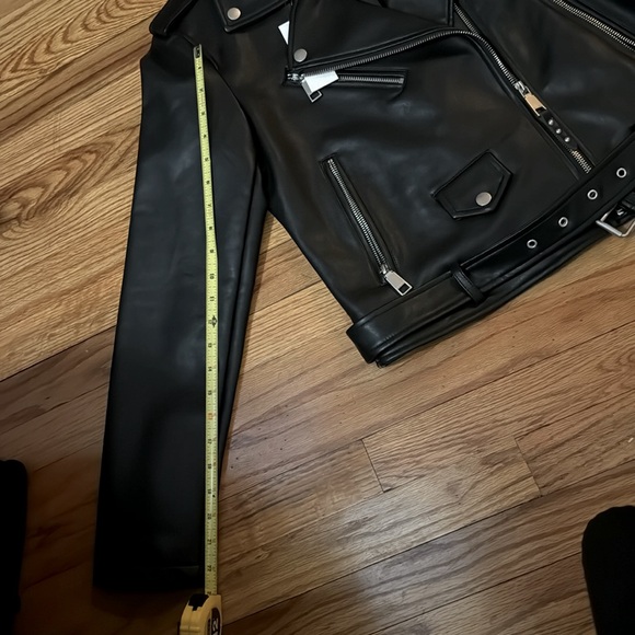 NEW REBECCA MINKOFF LEATHER BIKER JACKET!! It’s hot🔥‼️❣️ - Picture 11 of 11
